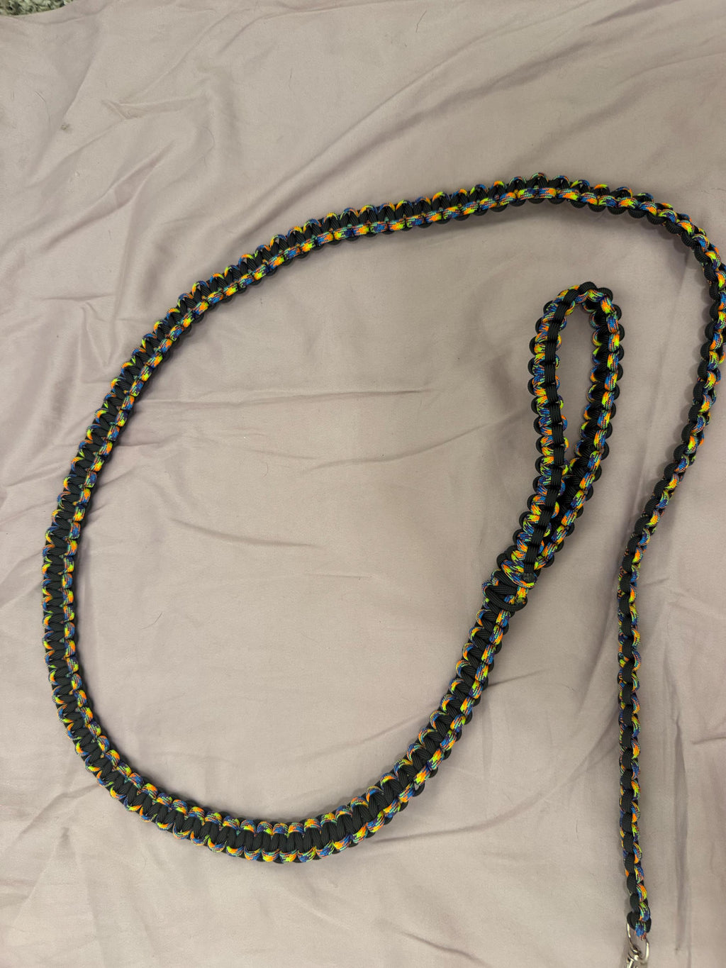 handmade cobra braid leash