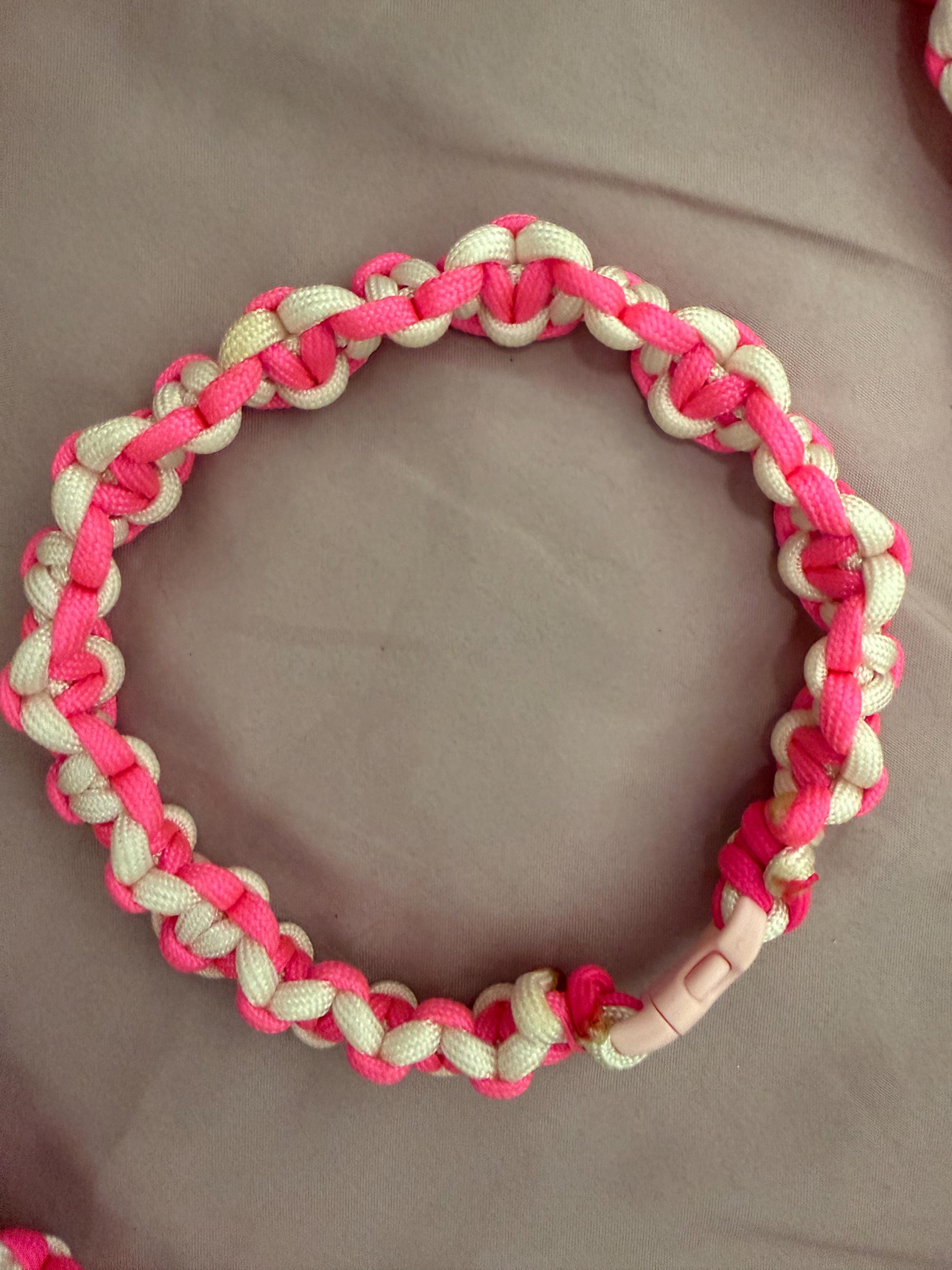 heart shaped braided leash and collar