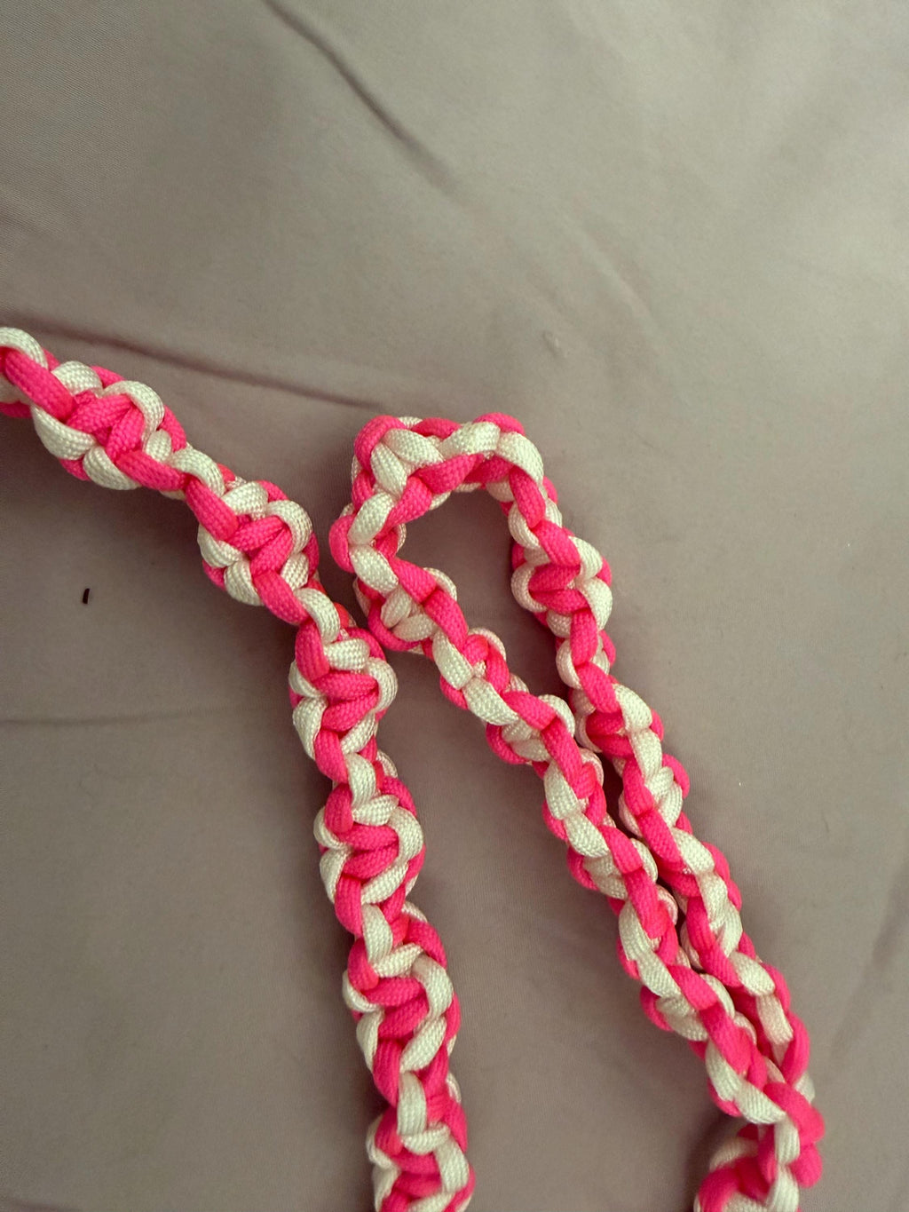 heart shaped braided leash and collar